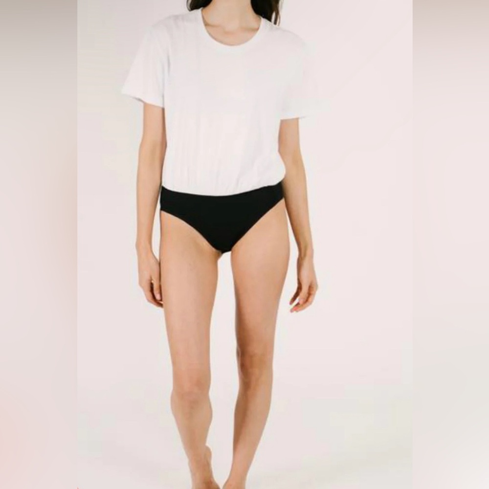 Smash & Tess T-Shirt Bodysuit in Bright White